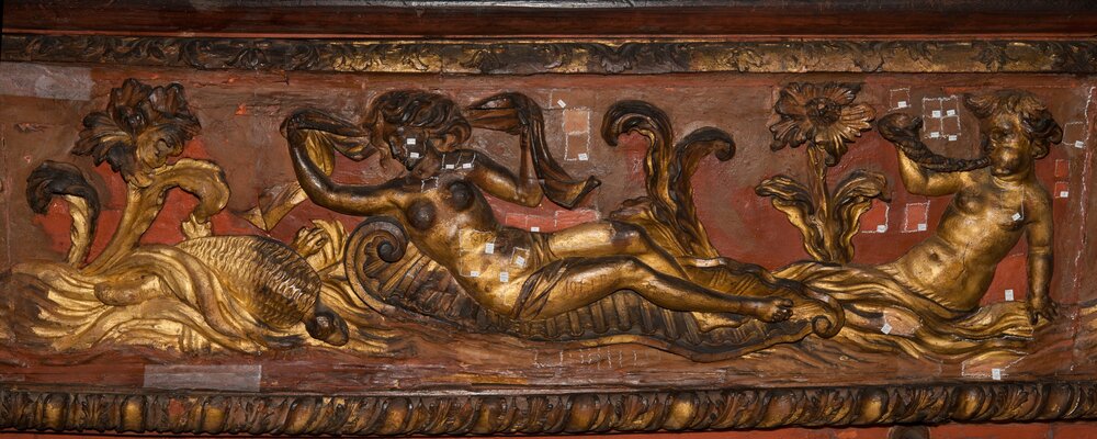 Venaria Reale, Royal Palace of Venaria, Bucintoro, inv. 0872/L - during restoration