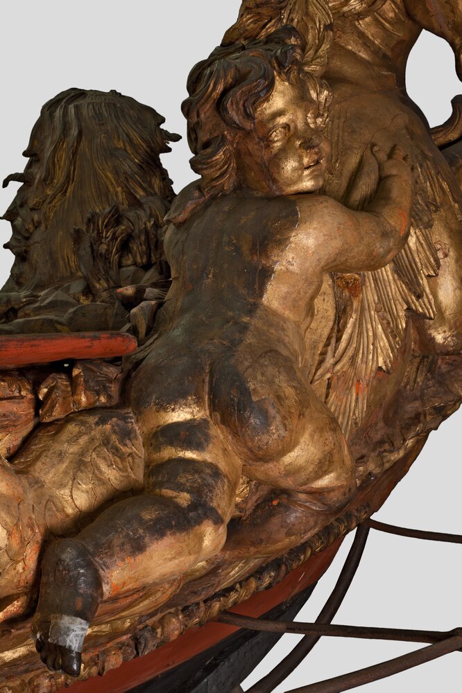 Venaria Reale, Royal Palace of Venaria, Bucintoro, inv. 0872/L - during restoration