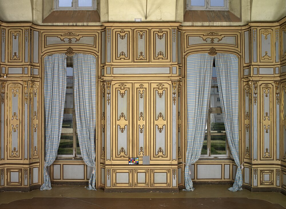 05-CR-2009_Nichelino, Hunting lodge of Stupinigi, G. B. Ugliengo, Boiserie Library and Anti-library