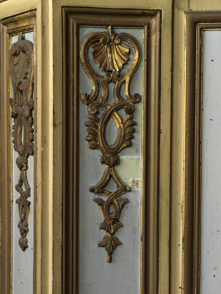 Nichelino, Palazzina di Caccia di Stupinigi, G. B. Ugliengo, Antibiblioteca - durante il restauro