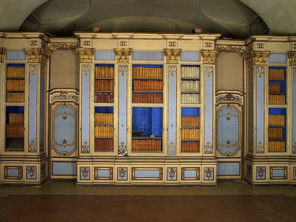 Nichelino, Palazzina di Caccia di Stupinigi, G. B. Ugliengo, Biblioteca - prima del restauro