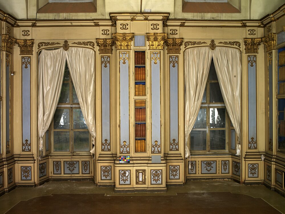 Nichelino, Palazzina di Caccia di Stupinigi, G. B. Ugliengo, Biblioteca - prima del restauro