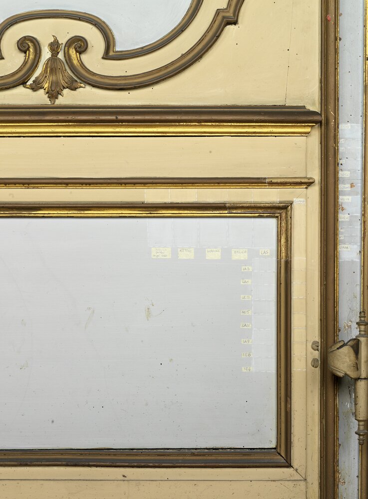 Nichelino, Palazzina di Caccia di Stupinigi, G. B. Ugliengo, Biblioteca - durante il restauro