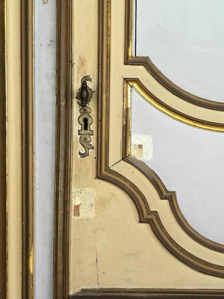 Nichelino, Palazzina di Caccia di Stupinigi, G. B. Ugliengo, Biblioteca - durante il restauro