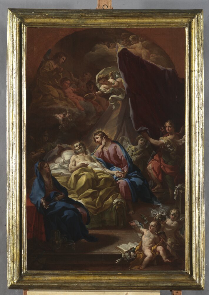 Turin, Galleria Sabauda, C. Giaquinto, Il transito di S. Giuseppe, inv. 1089 - after restoration