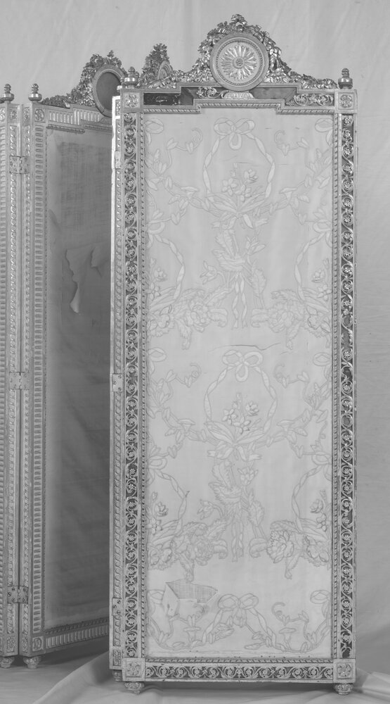 Nichelino, Palazzina di Caccia di Stupinigi, G. M. Bonzanigo, Paravento, inv. 1119 - infrared IR