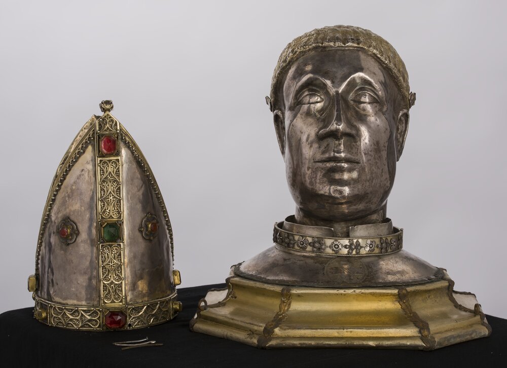 Fossano, Cattedrale, S. Dorerio, Reliquiario di San Giovenale - prima del restauro