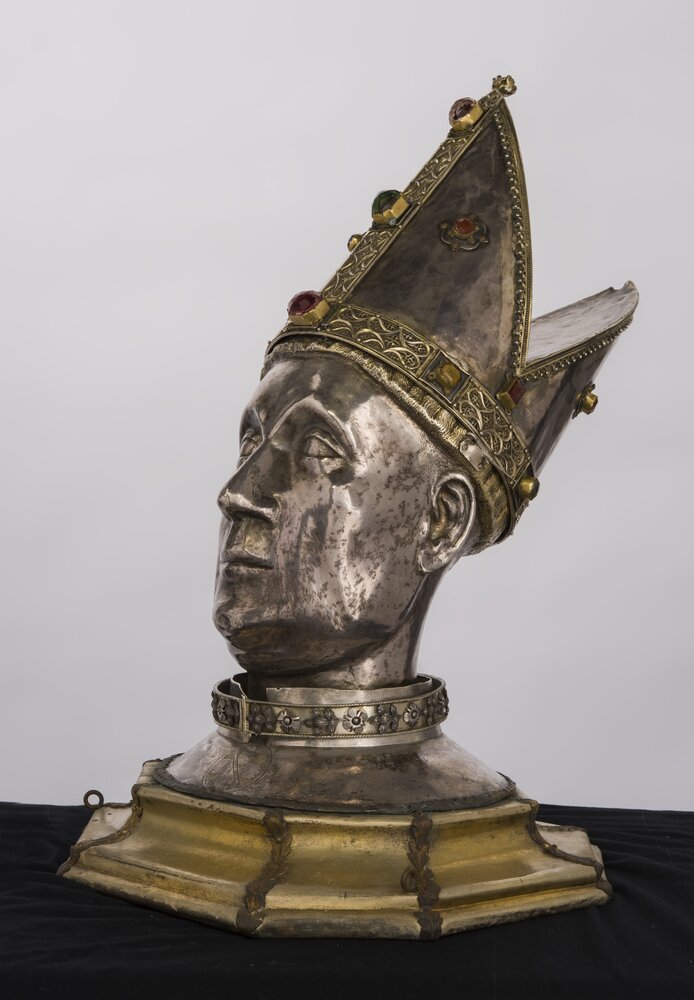 Fossano, Cattedrale, S. Dorerio, Reliquiario di San Giovenale - prima del restauro