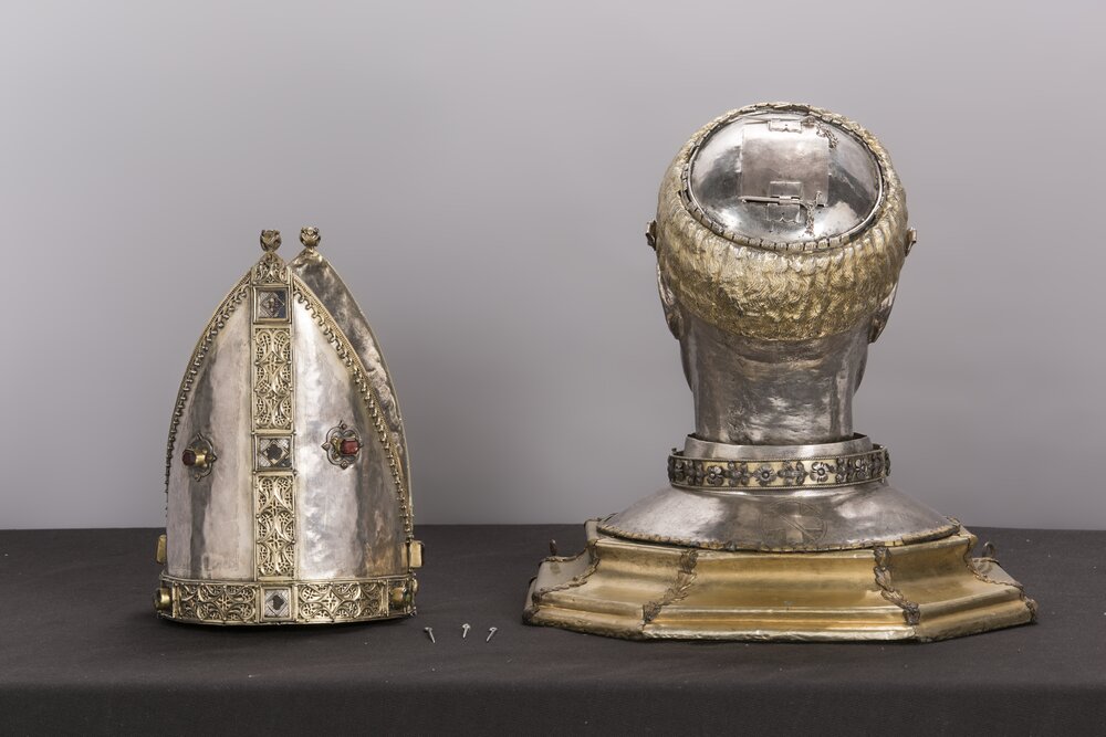 Fossano, Cattedrale, S. Dorerio, Reliquiario di San Giovenale - dopo il restauro