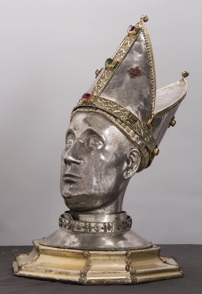 14-CM-2017_Fossano, Cattedrale di s. Maria e s. Giovenale, S. Dorerio, Reliquiario di San Giovenale