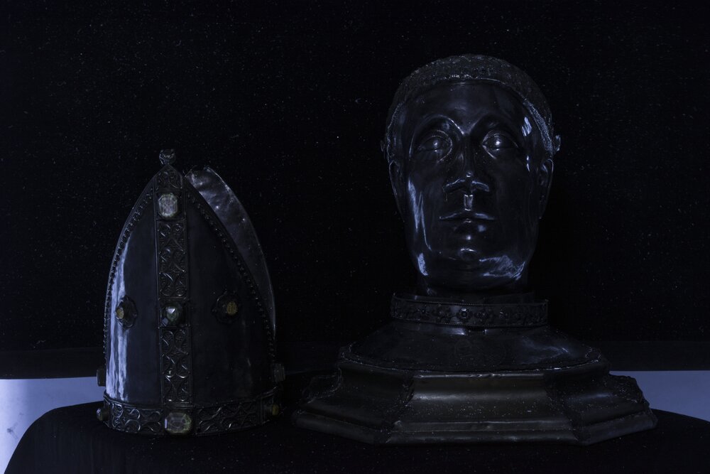 Fossano, Cattedrale, S. Dorerio, Reliquiario di San Giovenale - analisi UV