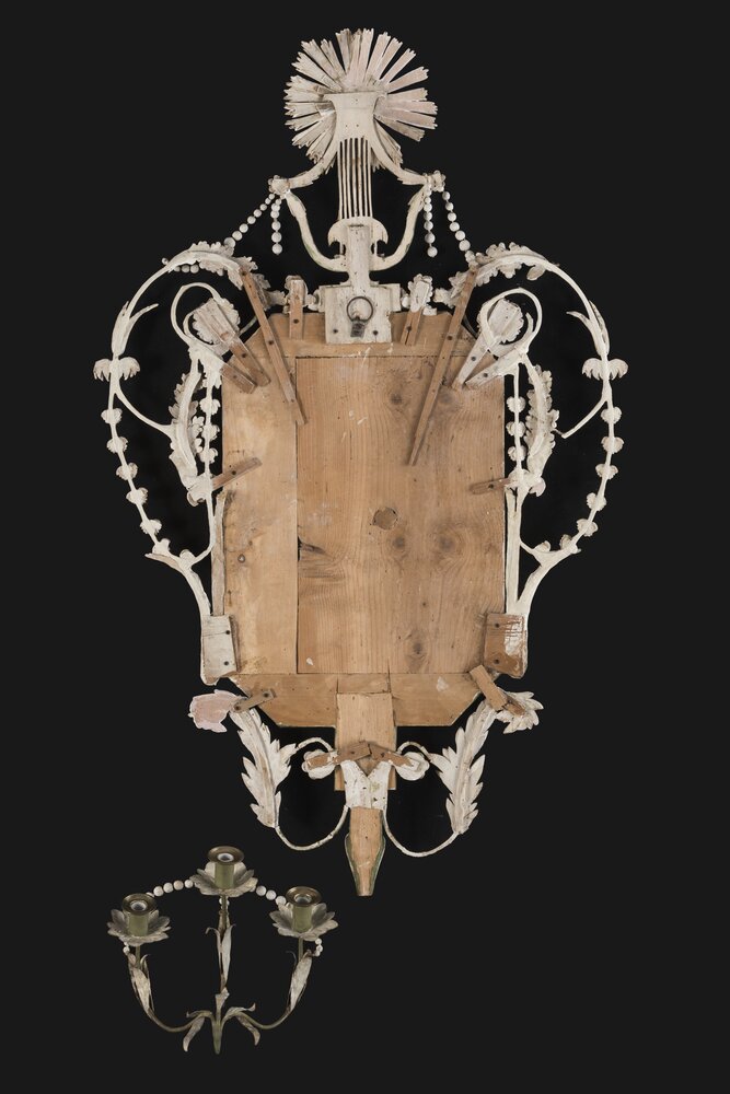 Caravino, Castello di Masino (FAI), F. Bozelli , Ventola, inv. SBAS TO 482, verso - dopo il restauro