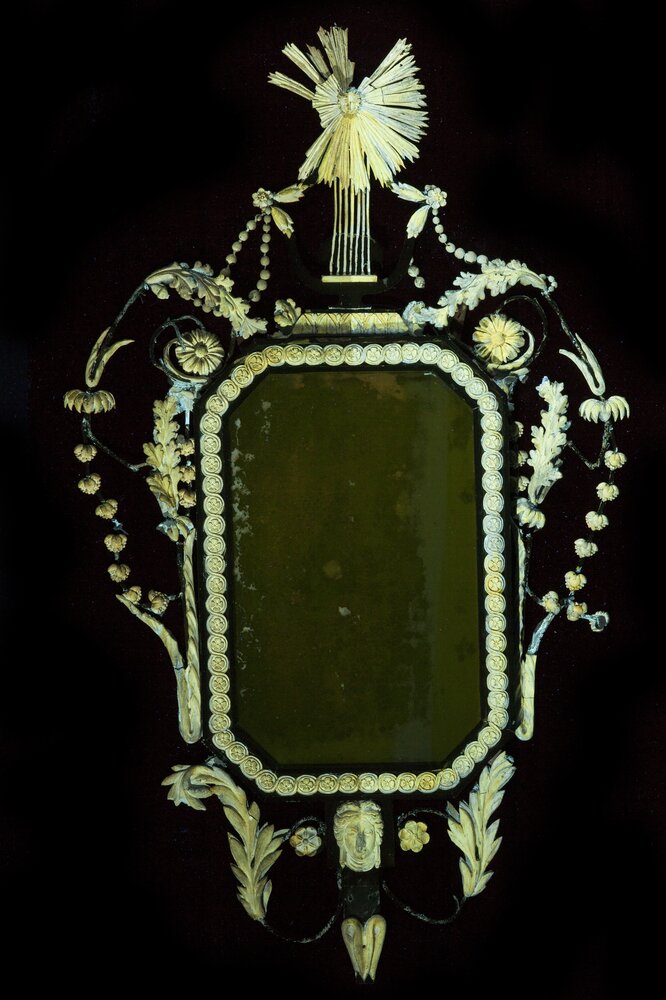 Caravino, Castello di Masino (FAI), F. Bozelli , Ventola, inv. SBAS TO 482 - analisi UV durante il restauro