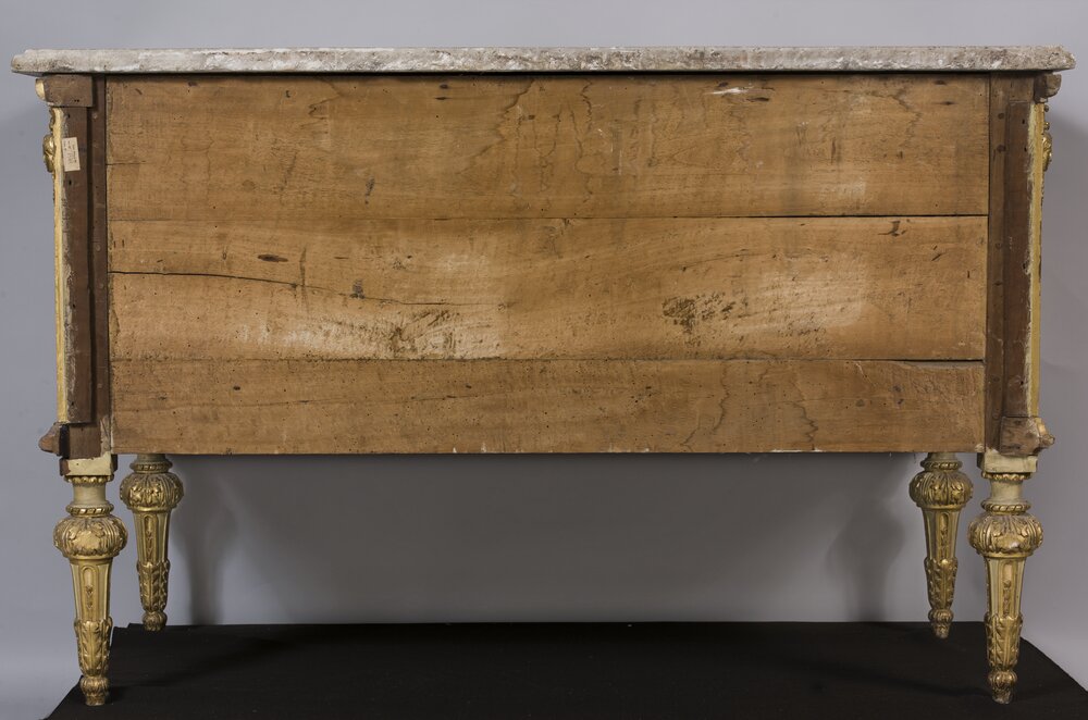 Tremezzina, Villa Carlotta, G. M. Bonzanigo, Cassettone, inv. 3527 - prima del restauro