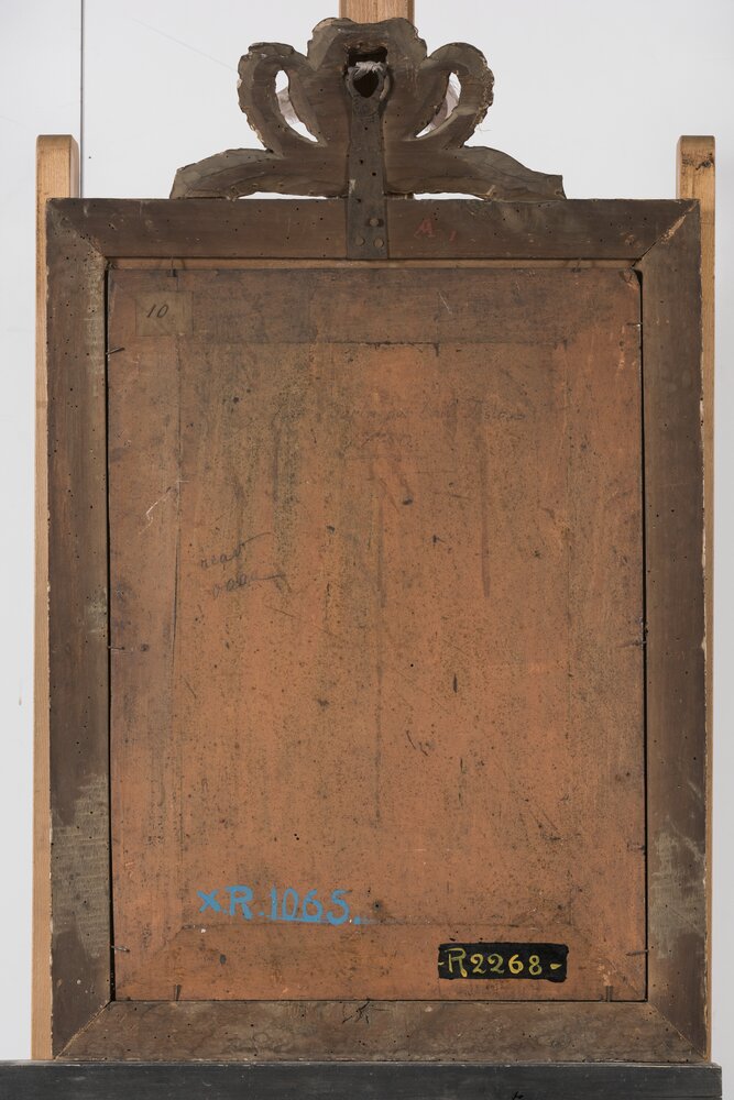 Racconigi, Castello, L. Tesio, Ritratto di Vittorio Amedeo III, R 2268, verso - prima del restauro