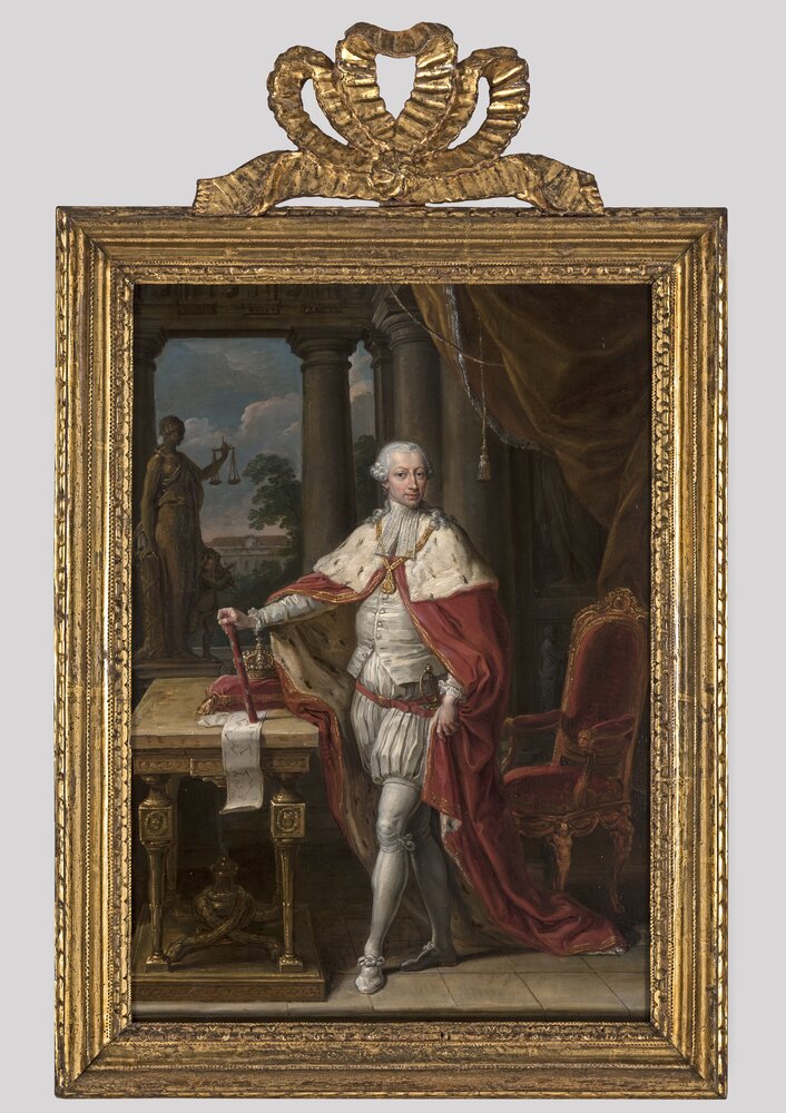 Racconigi, Castello, L. Tesio, Ritratto di Vittorio Amedeo III, R 2268 - dopo il restauro