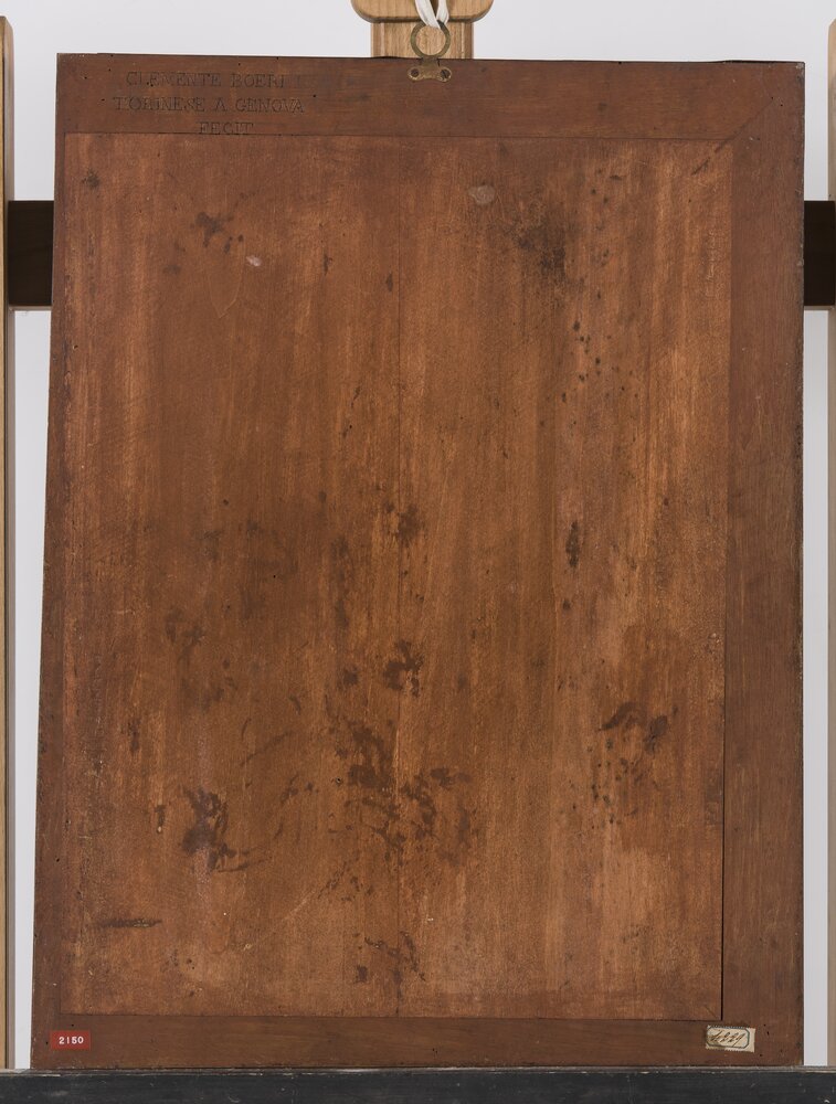 Agliè, Castello ducale, C. Boeri, Capo d'opera, verso - prima del restauro