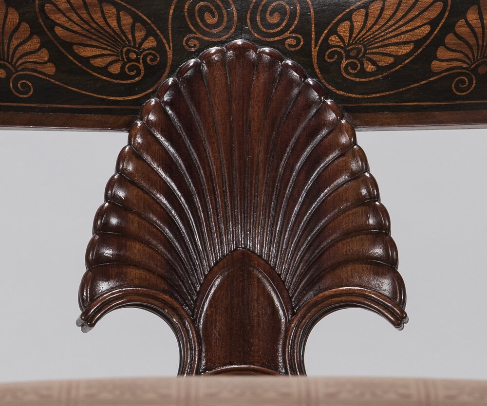 Racconigi, Castello, G. Capello (Moncalvo), Armchair, inv. R 6248 - after restoration