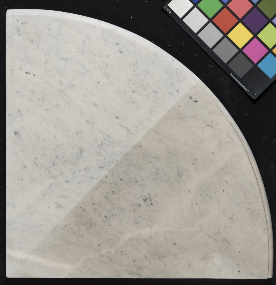 Torino, Palazzo Reale, F. Bolgiè, Angoliera con strumenti musicali, inv. 10264 - durante il restauro