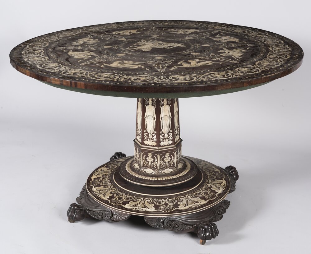 124mc13-AL-2017_Turin, Royal Palace, G. Capello, Magnificent table, inv. 9310