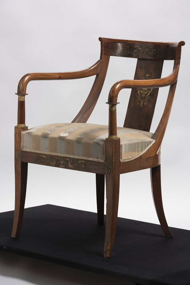 124mc01-AL-2017_Agliè, Castello ducale, Poltrona, inv. 307