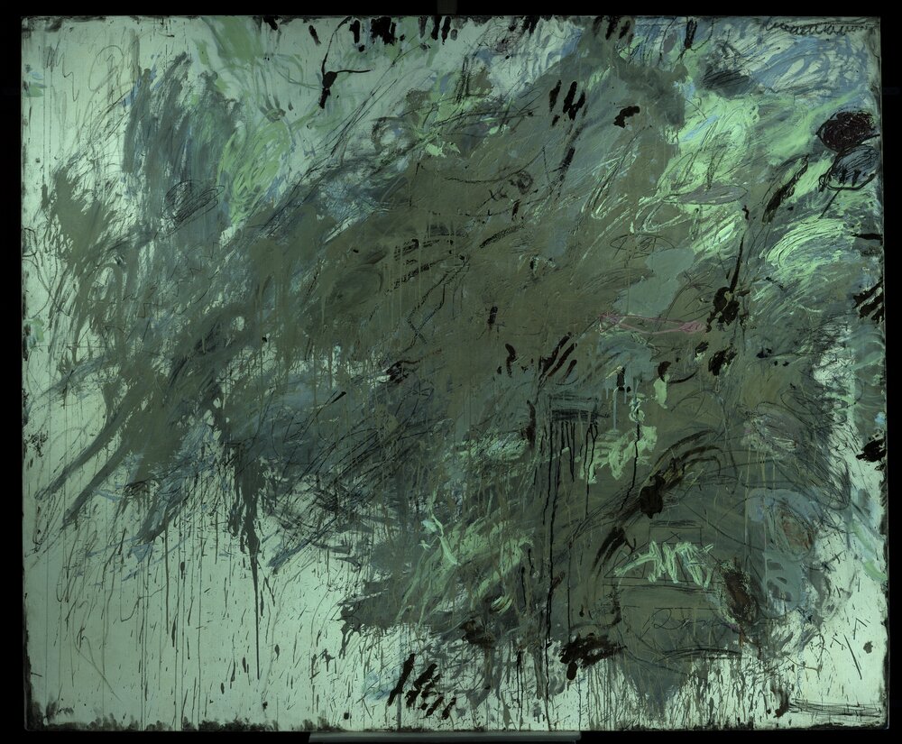 Torino, Galleria Civica d'Arte Moderna e Contemporanea (GAM), C. Twombly, Senza titolo o Roma(Il muro), inv. P-1704 - analisi UV
