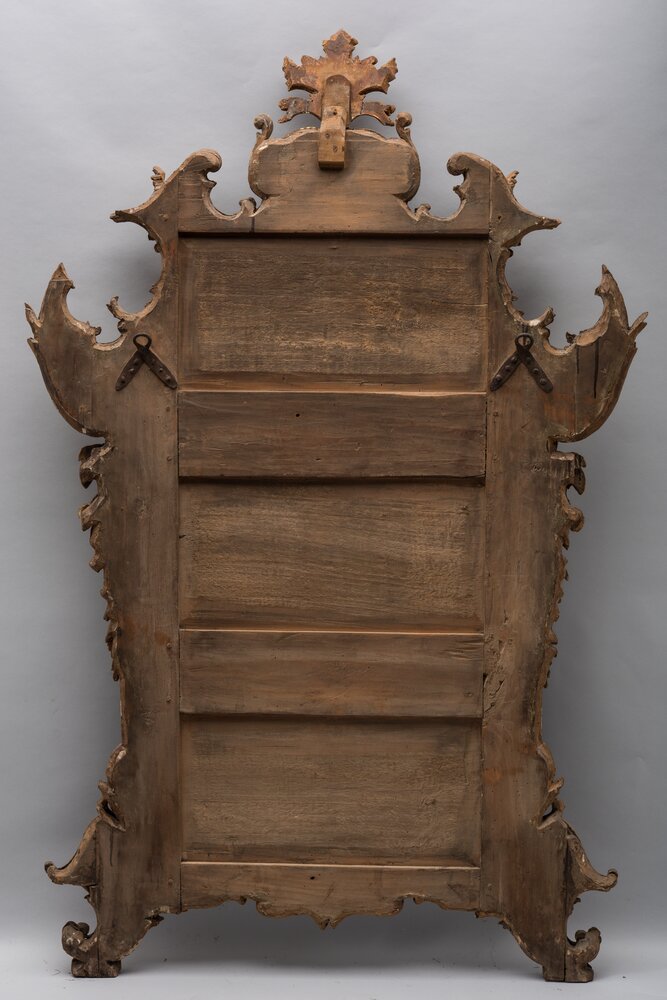 Venaria, Reggia, Specchiera, inv. 1457-L, verso - prima del restauro