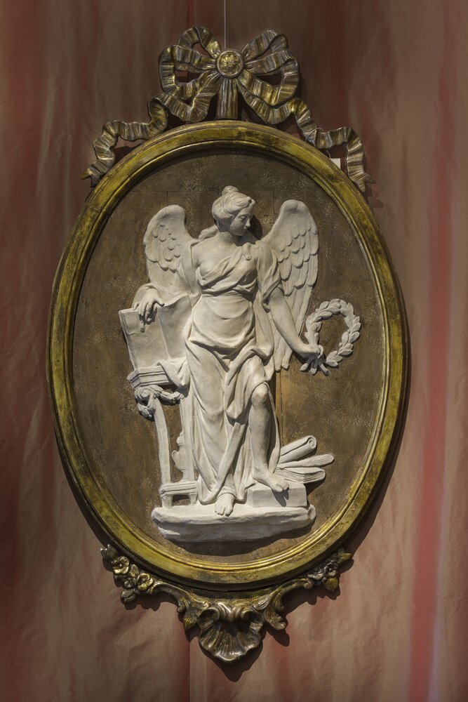Venaria, Reggia, La Fama (bassorilievo), inv. 775/L - dopo il restauro