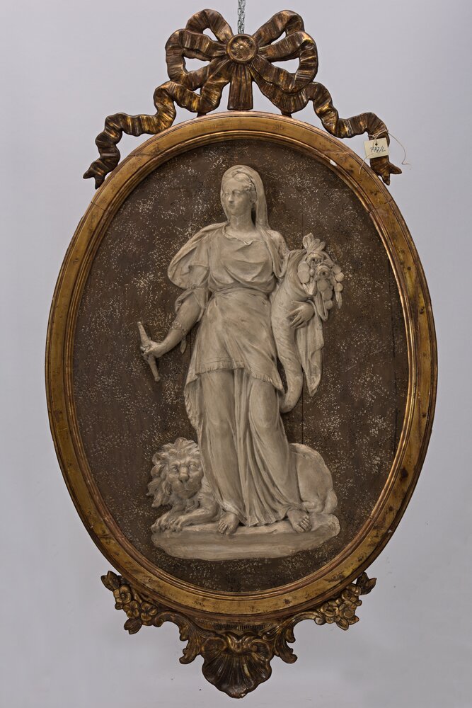 40mc05-AL-2015_Venaria, Reggia, Bassorilievo con figura allegorica (l’Abbondanza?), inv. 777/L (proprietà Museo Civico d'Arte Antica di Torino - Palazzo Madama)