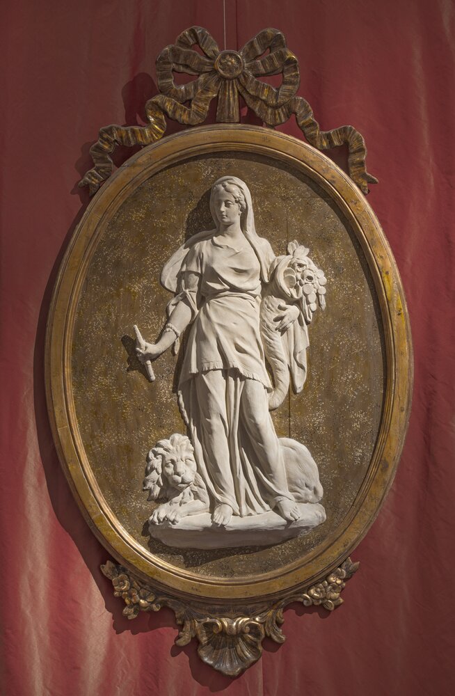 Venaria, Reggia, Bassorilievo con figura allegorica (l’Abbondanza?), inv. 777/L - dopo il restauro