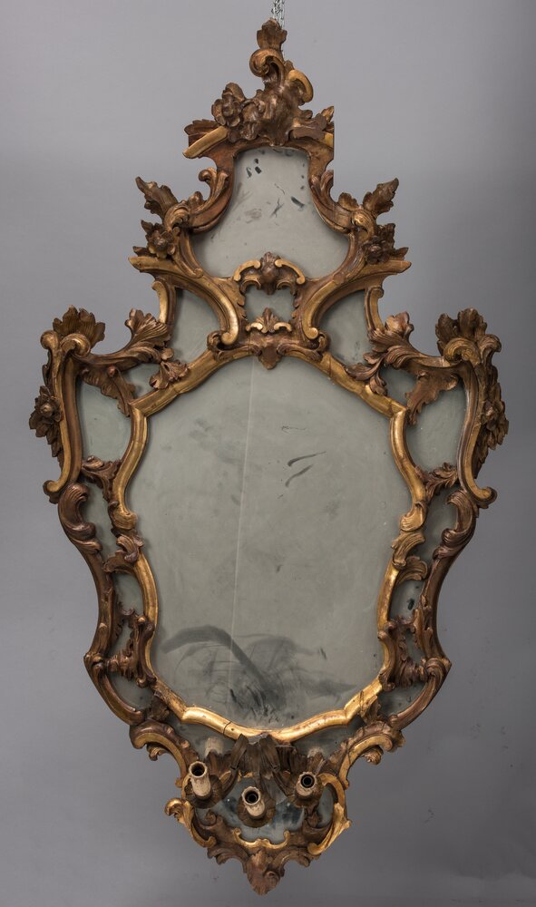 40mc01-AL-2015_Venaria, Reggia, Coppia di applique con specchio, inv. 1172-L – 1173-L (proprietà Museo Civico d'Arte Antica di Torino - Palazzo Madama)