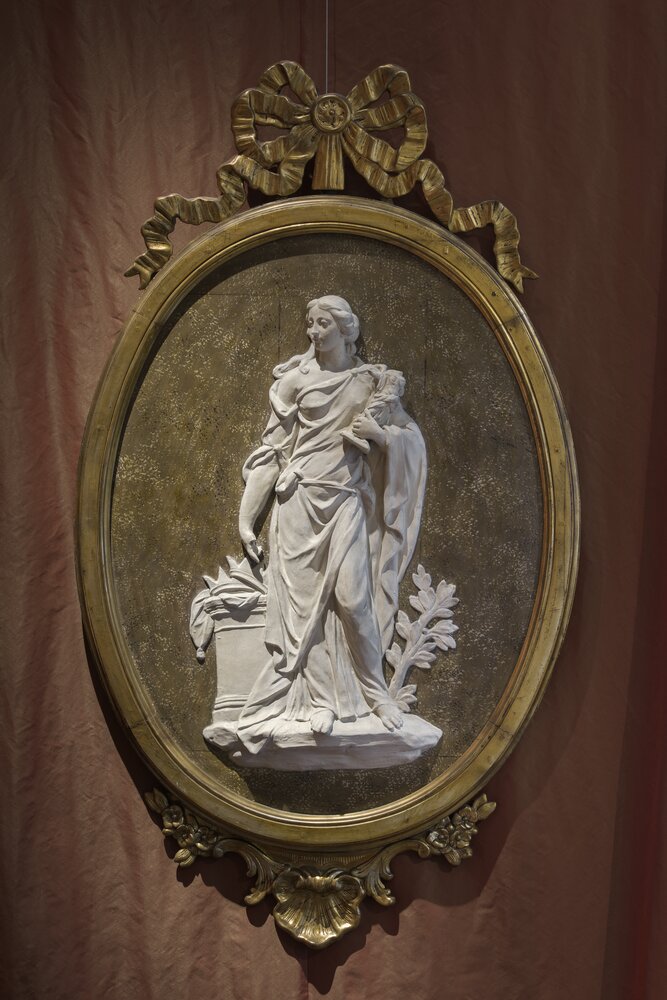 Venaria, Reggia, La Nobiltà (bassorilievo), inv. 778/L - dopo il restauro