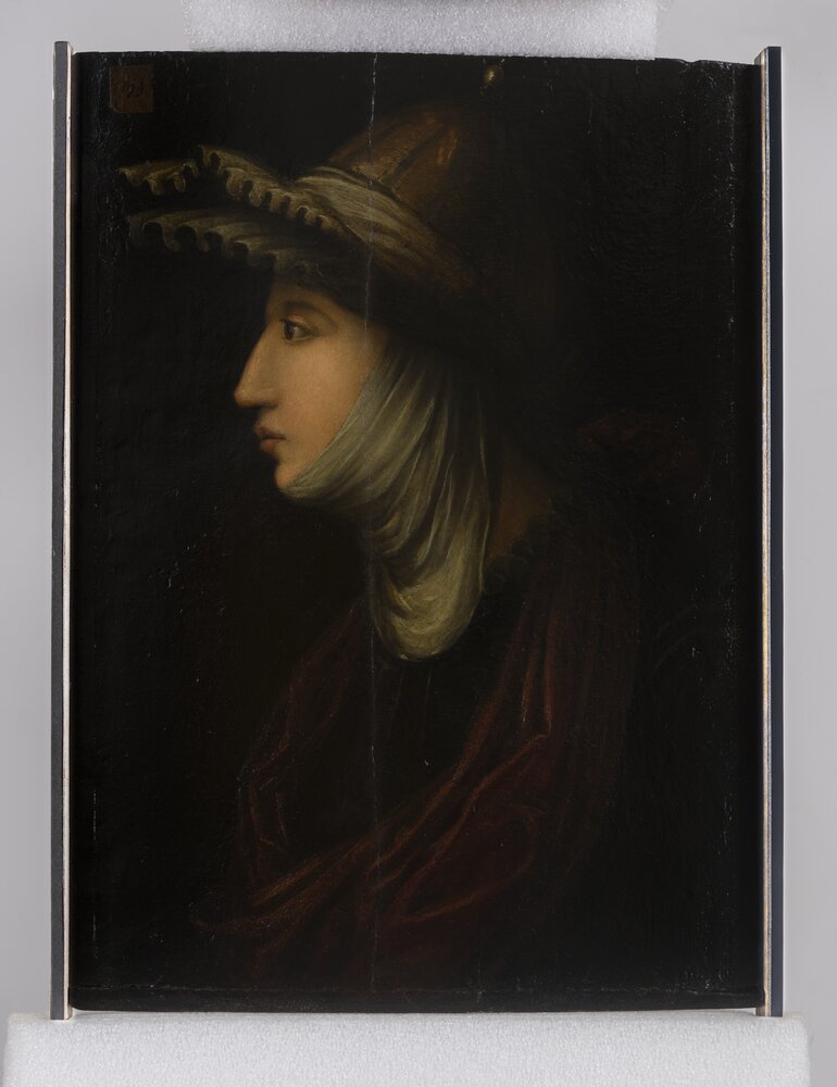 Venaria, Royal Palace, Portrait of Matilda of Canossa, inv. 720 - after restoration