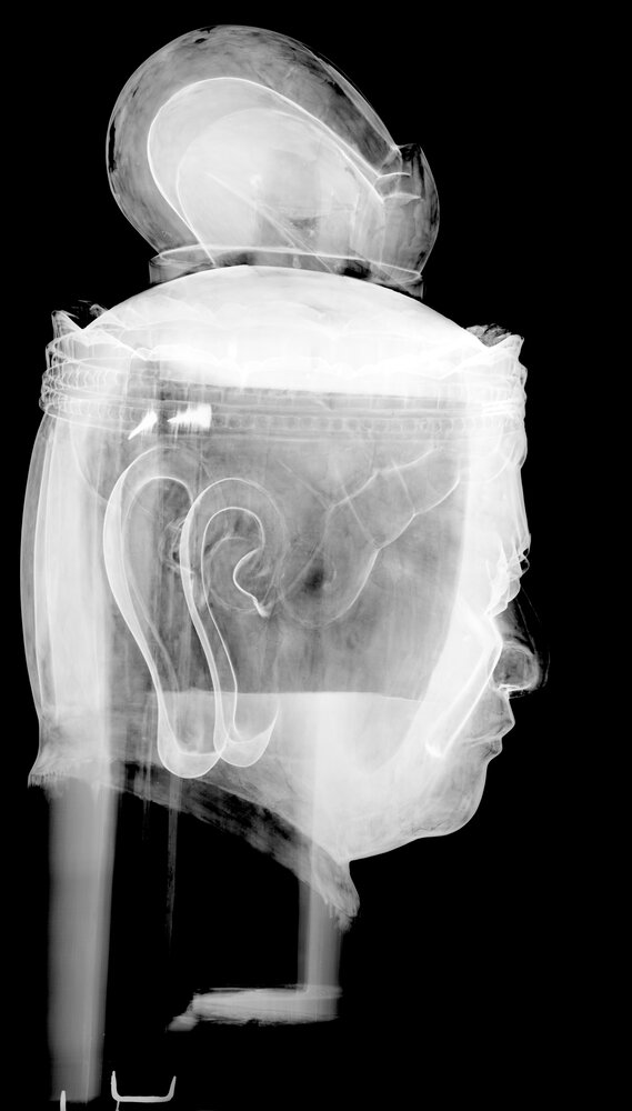 Museum of Oriental Art, Tamon-Ten inv. Js/13 - RX analysis