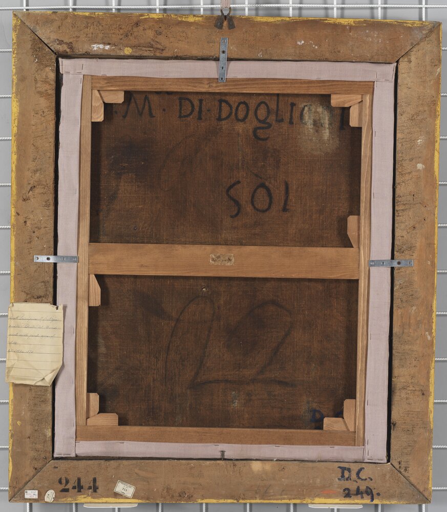 Moncalieri, Castle, Blessing Christ, verse - after restoration