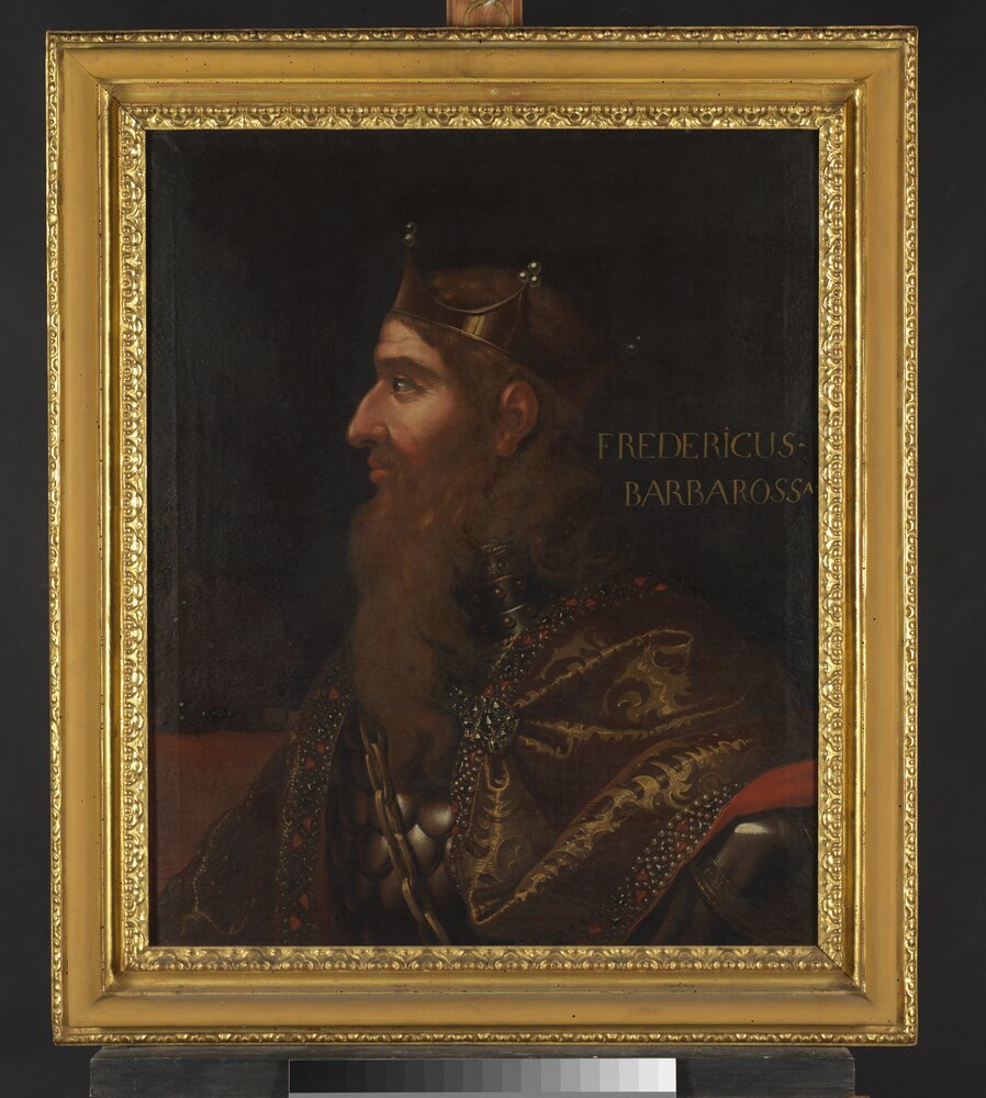 7mc12-TE-2011_Venaria, Reggia, Ritratto di Ferderico Barbarossa, inv. 5483  (proprietà Castello di Moncalieri)