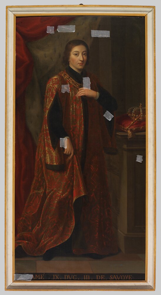 2mc05-TE-2011_Venaria Reale, Reggia, G. Panealbo (attr.), Portrait of Amedeo IX, inv. R 5538 (ownership of Racconigi Castle)