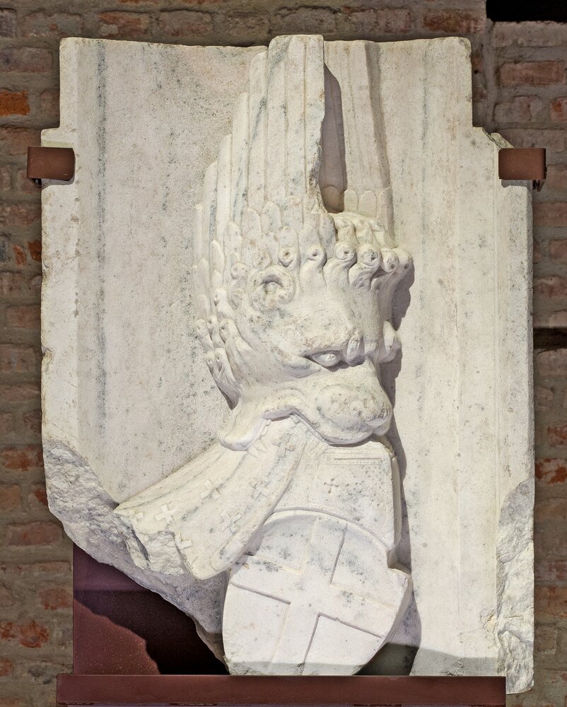 Venaria, Reggia, Stemma medievale dei duchi di Savoia, inv. R 7961 - dopo il restauro