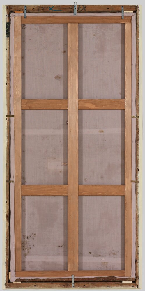 Venaria, Reggia, Portrait of Filiberto I the Hunter, inv. R 1513, verso - after restoration