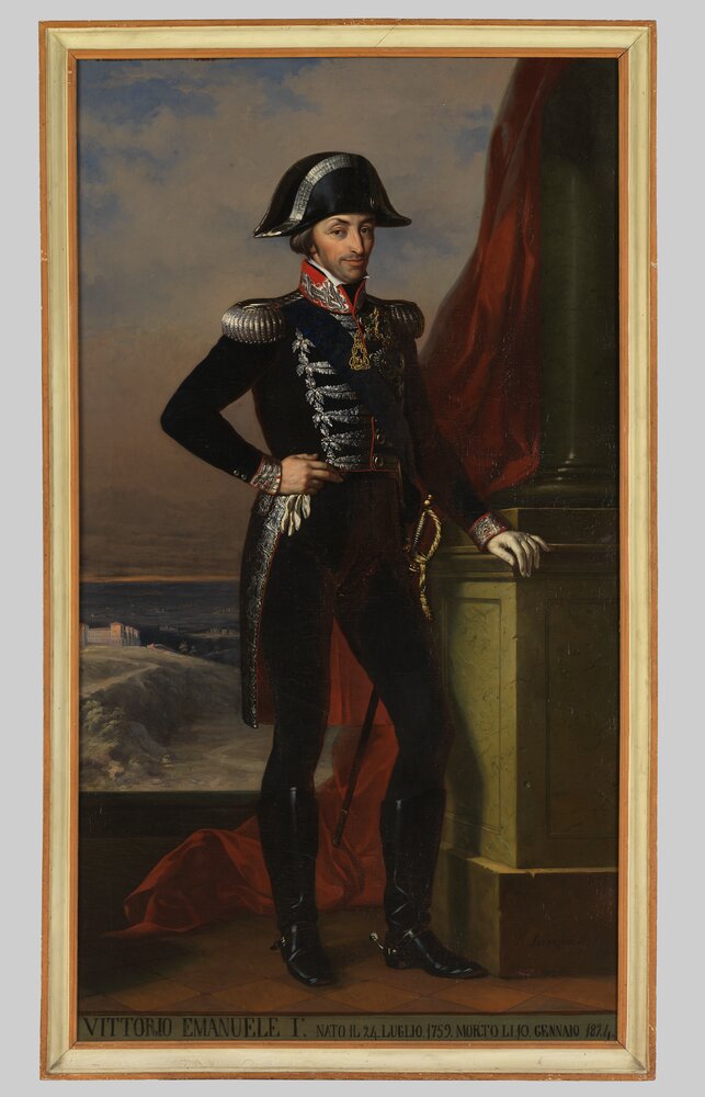 2mc38-TE-2011_Venaria, Reggia, T. Lorenzone, Portrait of Vittorio Emanuele I, inv. R 2865 (ownership of Racconigi Castle)