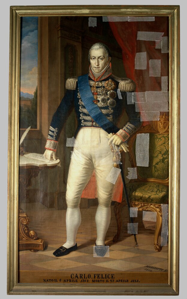 2mc21-TE-2011_Venaria Reale, Reggia, F. Marabotti, Portrait of Carlo Felice, inv. R 2861 (ownership of Racconigi Castle)