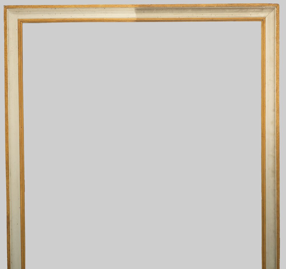 Venaria, Reggia, G. Panealbo (attr.), Portrait of Polissena Cristina of Hesse Rheinfels, inv. R 6473, frame - during restoration