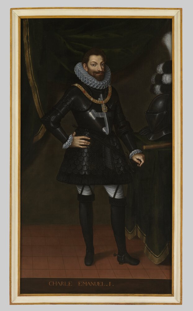 Venaria, Reggia, Portrait of Carlo Emanuele I, inv. R 5539 - after restoration