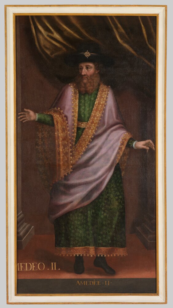 Venaria, Reggia, Portrait of Amadeus II, inv. R 1511 - after restoration