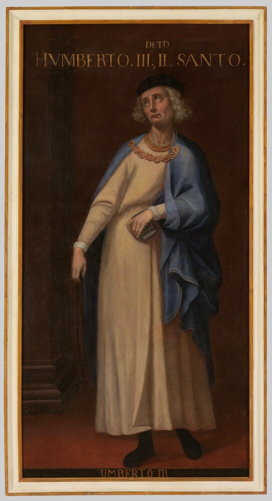 Venaria, Reggia, Portrait of Umberto III, inv. R 1519 - after restoration