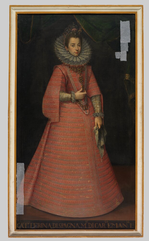 2mc10-TE-2011_Venaria Reale, Royal Palace, Portrait of Catherine of Habsburg, inv. R 5532 (ownership of Racconigi Castle)