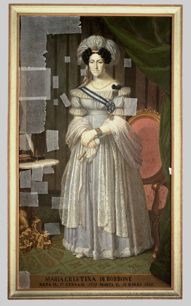 2mc19-TE-2011_Venaria Reale, Reggia, F. Marabotti, Portrait of Maria Cristina di Borbone, inv. R 1369 (property of Racconigi Castle)