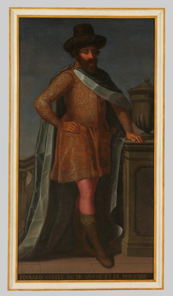 Venaria Reale, Royal Palace, Portrait of Edward, inv. R 1534 - after restoration
