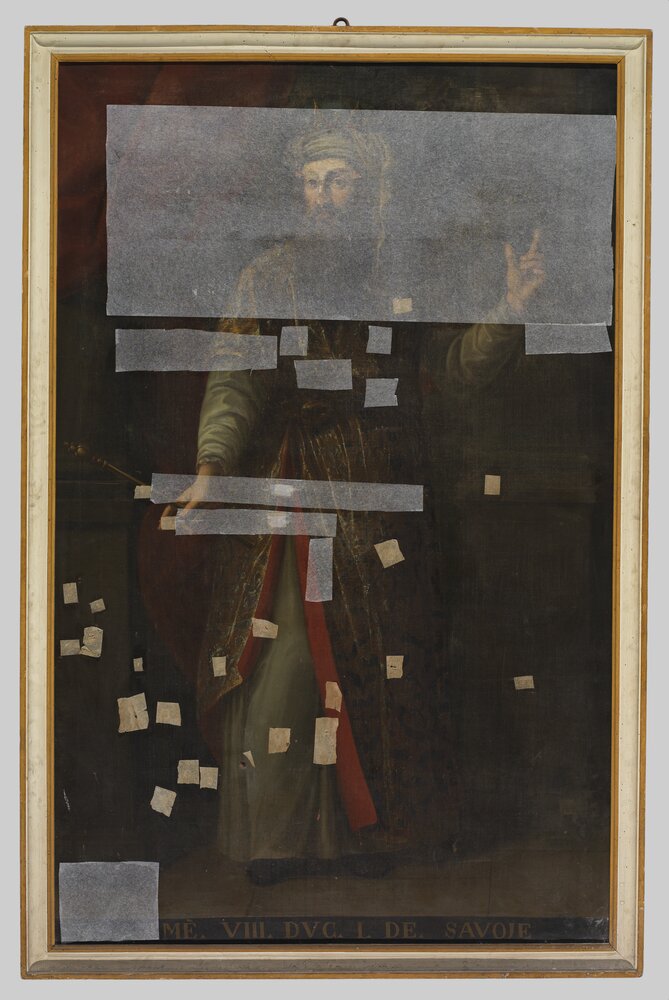 2mc04-TE-2011_Venaria Reale, Reggia, G. Panealbo (attr.), Portrait of Amedeo VIII, inv. R 1512 (ownership of Racconigi Castle)