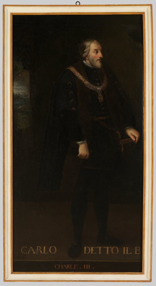 Venaria, Reggia, Portrait of Charles III, inv. R 5529 - after restoration